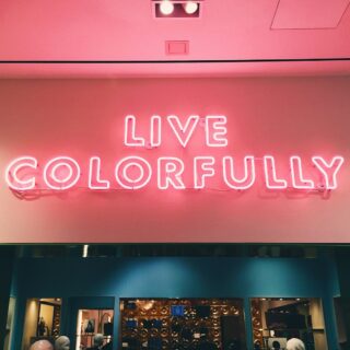 live colorfully neon signage